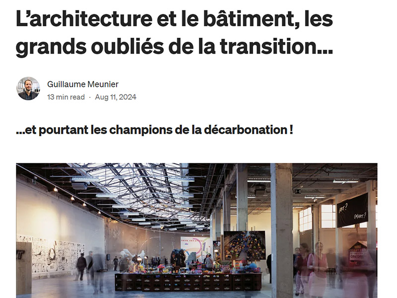 L'architecure oubliée