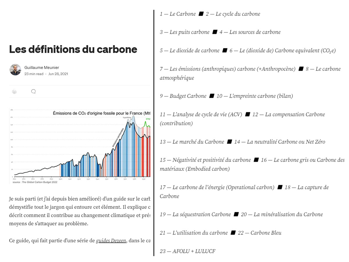 Définitions Carbone Global